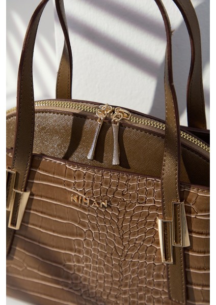 Satchel Çanta Vizon