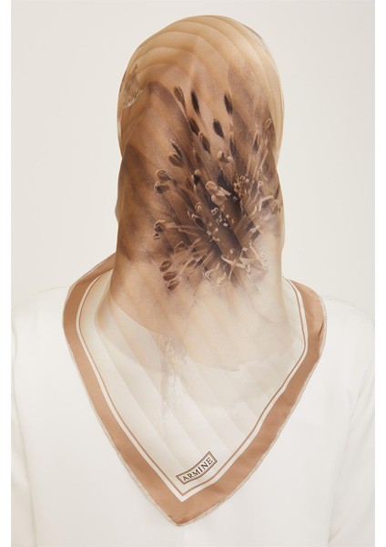 Çiçek Desenli Sura İpek Eşarp 24Ya9100 34 10 fırsatları