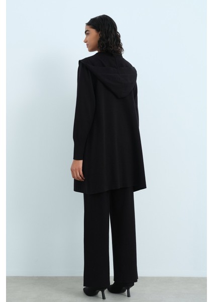 Basic Üçlü Triko Takım Siyah fırsatları