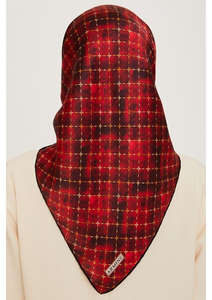 Soyut Desenli Sura Saf İpek Eşarp 9259D 80 fırsatları