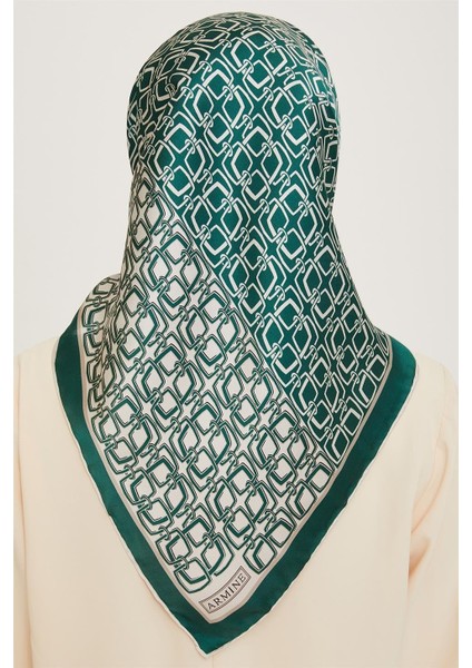 Klasik Desenli Sura Saf İpek Eşarp 9248D 80 86 fırsatları