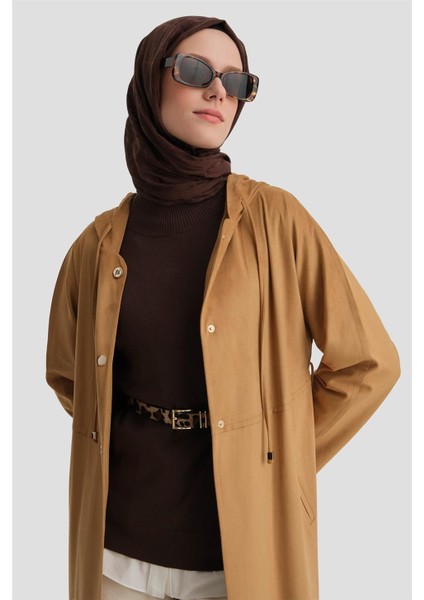 Kesim Detaylı Süet Giy Çık 24K5606 Camel fiyatları