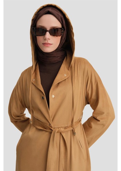 Kesim Detaylı Süet Giy Çık 24K5606 Camel modelleri