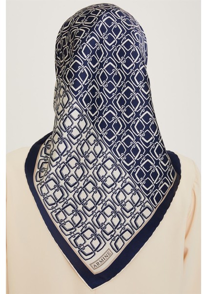 Klasik Desenli Sura Saf İpek Eşarp 9248D 80 81 fırsatları