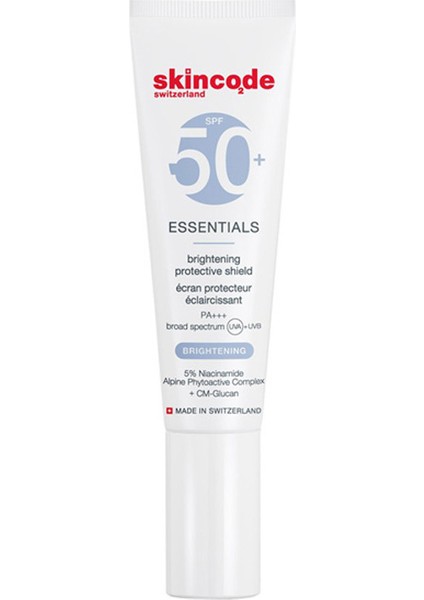 Essentials Brightening Aydınlatıcı Güneş Koruyucu Spf50 30 ml