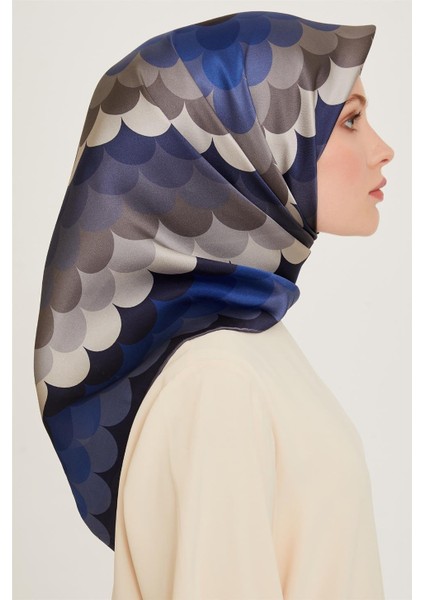 Geometrik Desenli Sura Saf İpek Eşarp 9212D 82 fiyatları