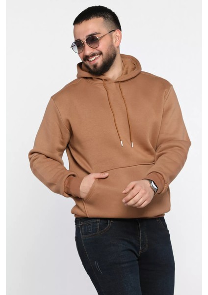 Erkek Kanguru Cepli Şardonlu Swaetshirt fırsatları