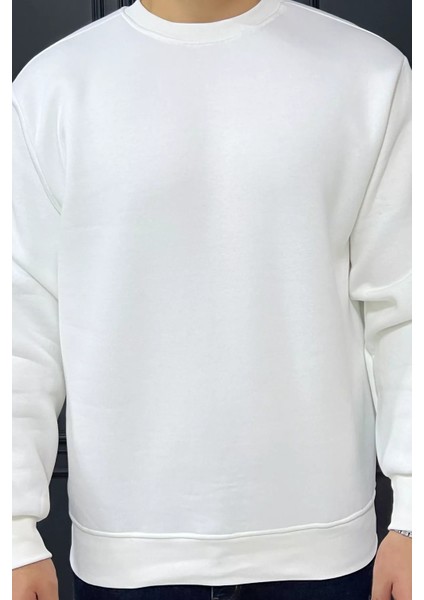 Erkek Bisiklet Yaka Şardonlu Sweatshirt fırsatları