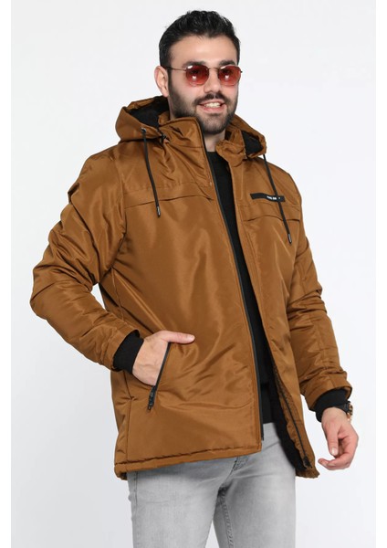 Erkek Kapüşonlu Içi Peluş Fermuarlı Mont fırsatları