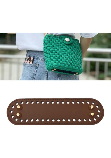 18X5CM Örme Tığ Örme Çantalar Için Alt Tırnak Yastığı Taban Aksesuarları Kahverengi 18*5cm (Yurt Dışından) indirimleri