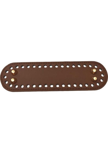 Çantalar Için Tığ Işi Çanta Alt Yastık Omuz Çantaları Dıy Çanta Yapımı Kahverengi 18*5 cm (Yurt Dışından)