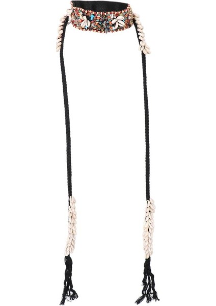 Kadın Hint Festivali Tüy Başlığı Püskül Hairband Bandı (Yurt Dışından)