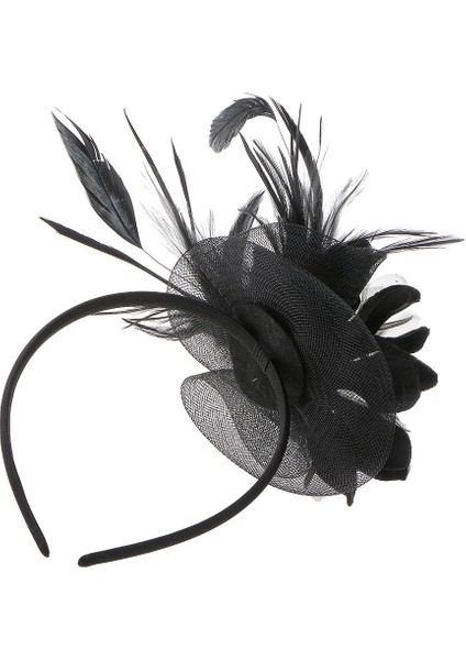 Tüy Fascinator Ş Saç Bandı Düğün Saçı (Yurt Dışından)