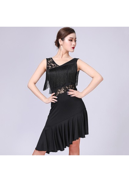 Kadın Saçaklar Latin Rumba Kostümleri - , L (Yurt Dışından) fiyatları
