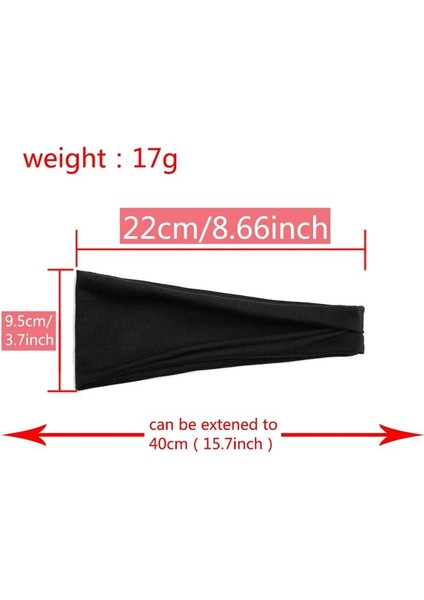 Kadınlar Katı Renk Elastik Saç Bantları Yoga Kafa Bandı Moda Kadın Türban Bandana Saç Çember Vintage Headwrap Saç Aksesuarları (Yurt Dışından) indirimleri