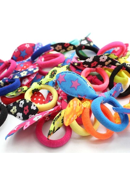 20 Adet Kızlar Elastik Saç Bantları Çocuklar Çocuklar Için Saç Aksesuarları Saç Kız Saç Scrunchie Saç Kurdeleleri Kızlar (Yurt Dışından) modelleri