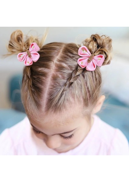 Adet/takım Kelebek Saç Tokası Degrade Akın Tokalar Altın Sevimli Gazlı Bez Şapkalar Kız Çocuk Saç Aksesuarları Hediye (Yurt Dışından) fırsatları
