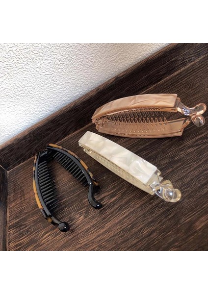 Mizaç Dıy Aksesuarları Asetik Asit Kore Saç Aksesuarları Muz Klipler At Kuyruğu Tutucu Tokalar Saç Tokası (Yurt Dışından)