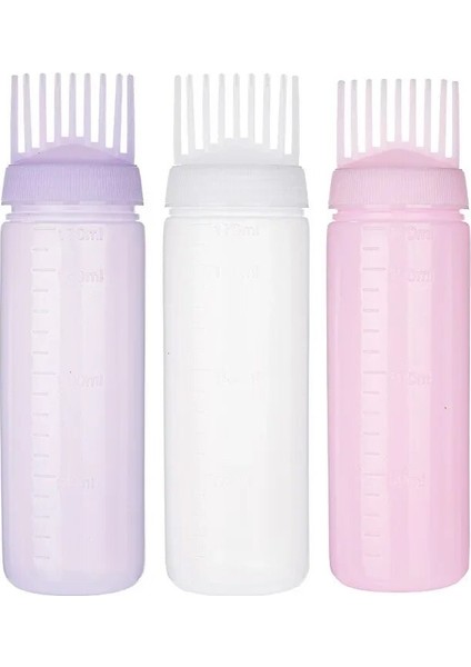 Saç Bakımı Çok Fonksiyonlu Kuru Temizleme Şişesi Saç Boyama Şişesi Saç Yıkama Diş Peteği Su Çıkışı Pişmiş Yağ Şişesi 170 ml (Yurt Dışından)
