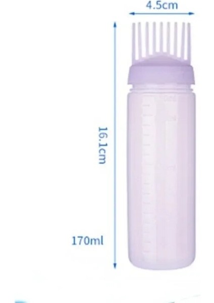 Saç Bakımı Çok Fonksiyonlu Kuru Temizleme Şişesi Saç Boyama Şişesi Saç Yıkama Diş Peteği Su Çıkışı Pişmiş Yağ Şişesi 170 ml (Yurt Dışından) indirimleri
