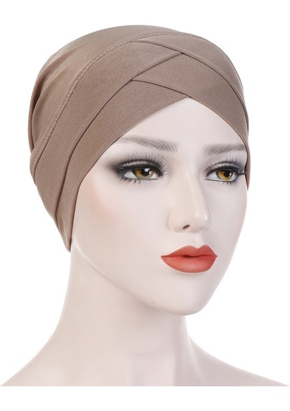 Kadın Müslüman Başörtüsü Eşarp Iç Başörtüsü Kapaklar Bayanlar Islam Çapraz Kafa Bandı Türban Headwrap Hairband Kadın Müslüman Başörtüsü Başörtüsü (Yurt Dışından) modelleri
