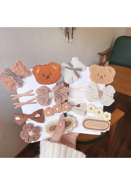 Adet/takım Bebek Kız Saç Klipleri Karikatür Ayı Ilmek Tokalarım Doğum Günü Hediyeleri Firkete Headdress Çocuk Saç Aksesuarları (Yurt Dışından) fiyatları