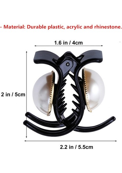 Firkete Saç Aksesuarları Kapmak Klip Akrilik Inci Muz Klip Zarif Küçük Koku Çizik Takı Kafa Bandı (Yurt Dışından) fiyatları
