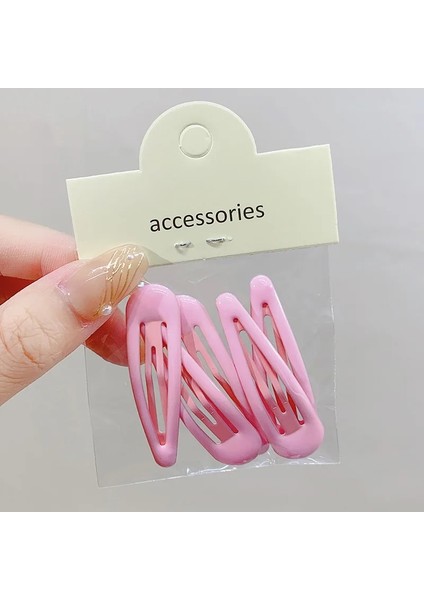 Adet/takım Torbalı Sevimli Katı Su Damlası Şekli Saç Klipleri Kızlar Için Bb Yan Tokalar Temel Tokalarım Çocuklar Moda Saç Aksesuarları (Yurt Dışından)