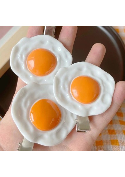 Adet Güzel Şık Kore Yumurta Tatlı Sarı Firkete Saç Tokası Saç Kavrama Tokalarım Firkete Saç Aksesuarları Kadınlar Için (Yurt Dışından) fiyatları