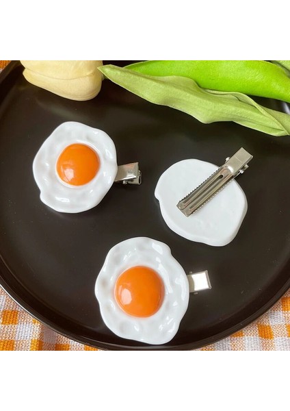 Adet Güzel Şık Kore Yumurta Tatlı Sarı Firkete Saç Tokası Saç Kavrama Tokalarım Firkete Saç Aksesuarları Kadınlar Için (Yurt Dışından) fırsatları