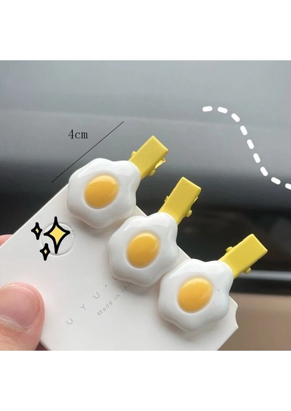 Adet Güzel Şık Kore Yumurta Tatlı Sarı Firkete Saç Tokası Saç Kavrama Tokalarım Firkete Saç Aksesuarları Kadınlar Için (Yurt Dışından) indirimleri