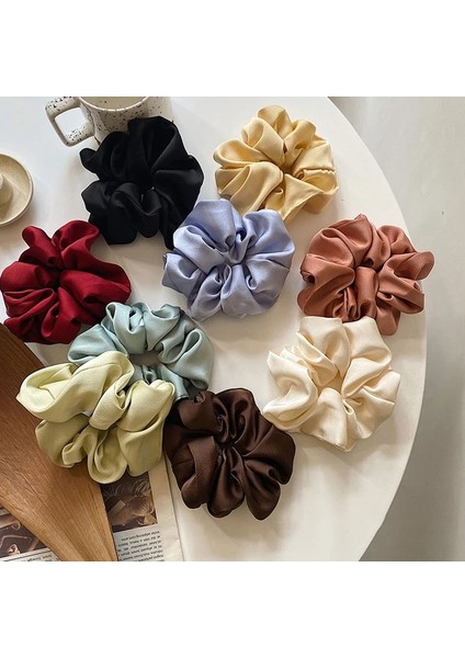 Saç Bandı Ipek Scrunchies Elastik Lastik Bant Elastik El Yapımı Şapkalar Çok Renkli Saç Halkası Y2K Saç Aksesuarları Kafa Halat (Yurt Dışından) modelleri
