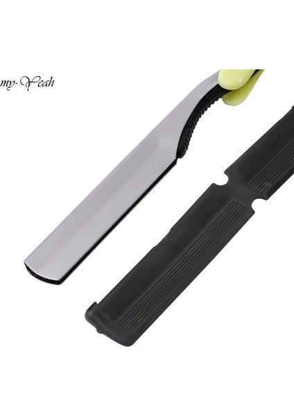 Myyeah 1 Adet Paslanmaz Çelik Katlanır Tıraş Rafı Plastik Saplı Berber Dükkanı Ev Sakal Manuel Tıraş Aracı-Rastgele Renk (Yurt Dışından) fırsatları