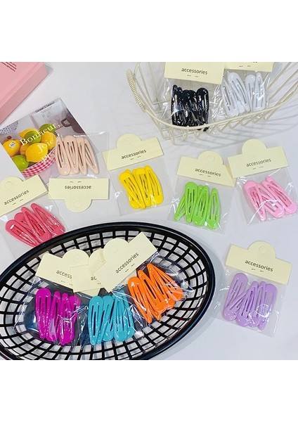 Adet/takım Torbalı Sevimli Katı Su Damlası Şekli Saç Klipleri Kızlar Için Bb Yan Tokalar Temel Tokalarım Çocuklar Moda Saç Aksesuarları (Yurt Dışından) fırsatları