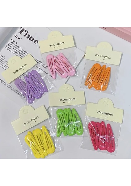 Adet/takım Torbalı Sevimli Katı Su Damlası Şekli Saç Klipleri Kızlar Için Bb Yan Tokalar Temel Tokalarım Çocuklar Moda Saç Aksesuarları (Yurt Dışından) indirimleri