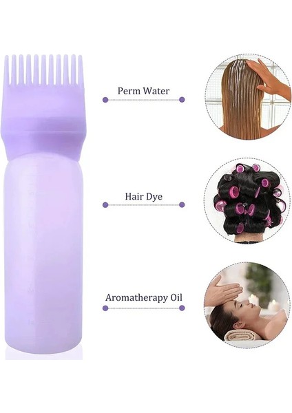 120ML Saç Yağı Aplikatör Şişesi Kuaförlük Şampuan Şişesi Saç Boyası Doldurulabilir Şişe Saç Boyama Kuaförlük Şekillendirici Araçları (Yurt Dışından) fiyatları