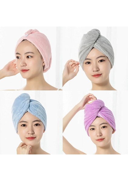 Hızlı Kuruyan Havlu Mikrofiber Duş Başlığı Sihirli Saç Hızlı Kuruyan Kurutucu Havlu Banyo Saç Kapakları Hızlı Kuruyan Yumuşak Boneler Saç Havluları (Yurt Dışından) modelleri