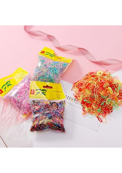 500/1000 Adet/takım Kızlar Tek Kullanımlık Tpu Lastik Bantlar At Kuyruğu Tutucu Elastik Saç Bantları Çocuklar Scrunchie Moda Saç Aksesuarları (Yurt Dışından) indirimleri