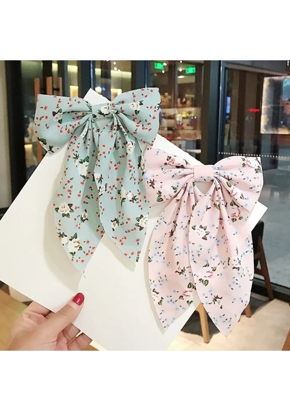 Yeni Kore Çiçek Kelebek Yay Tokalar Zarif ve Taze Kumaş Saç Tokası Ördek Gagası Kelepçe Şapkalar Saç Aksesuarları Kadınlar Için (Yurt Dışından) fiyatları