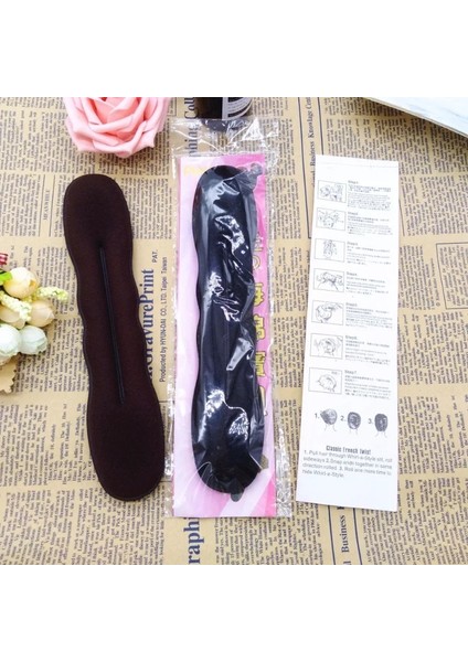 Moda Saç Topuz Makinesi Çörek Sihirli Köpük Sünger Kolay Büyük Halka Saç Şekillendirici Araçları Saç Modeli Saç Aksesuarları Kızlar Kadınlar Için (Yurt Dışından)