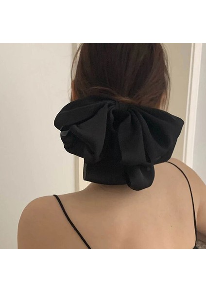 Kore Moda Saç Yay Kadınlar Için Siyah Kurdele Papyon Firkete Zarif Bayanlar Hairgrips Şapkalar Saç Aksesuarları Saç Klipleri (Yurt Dışından) fırsatları