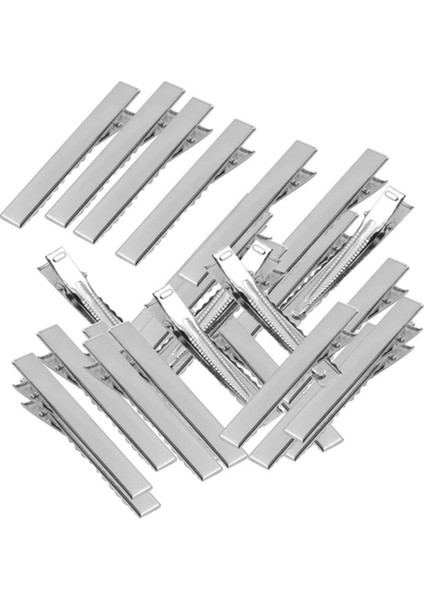 5X50 Adet Çeşitli Boyut Düz Tek Uçlu Metal Timsah Saç Klipleri 56MM (Yurt Dışından) fiyatları