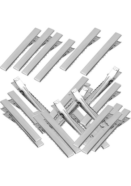 5X50 Adet Çeşitli Boyut Düz Tek Uçlu Metal Timsah Saç Klipleri 56MM (Yurt Dışından) fırsatları