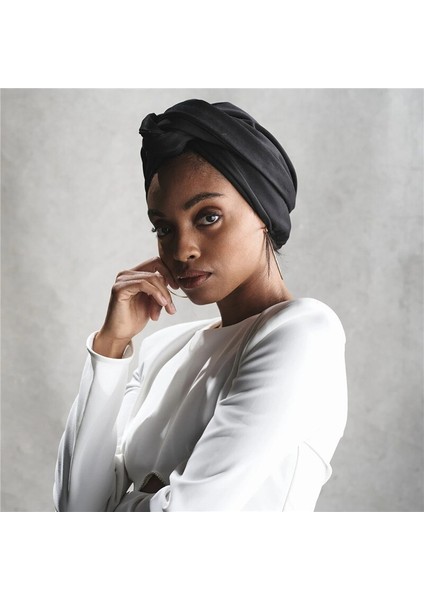 Fransız Vintage Türban Şapka Moda Kadın Bandana Kafa Bandı Kadın Saç Koruyucu Kap Bayanlar Kafa Sarar Müslüman Başörtüsü Kaput (Yurt Dışından) fiyatları