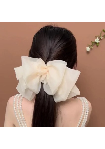 Retro Vintage Büyük Yay Saç Pençe Klipsleri Barrette Firkete Kadın Kızlar Için Tatil Hediyesi Saç Aksesuarları Şapkalar (Yurt Dışından) fiyatları