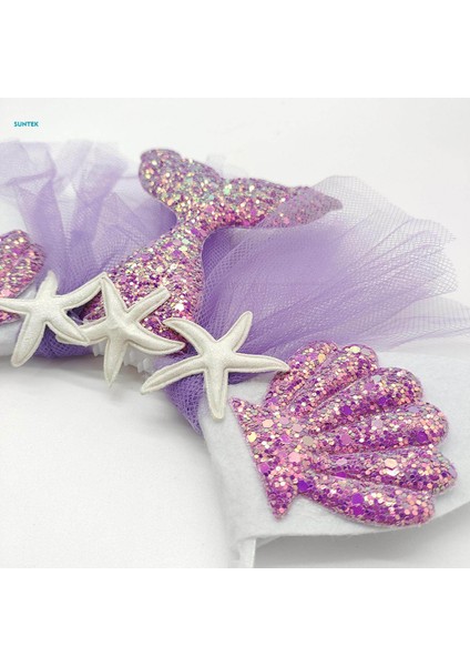 Zarif Headdress Fotoğraf Sahne Hairband Saç Aksesuarları Başlıklar Kafa Bandı Cosplay Sahne Performansı Günlük Parti Dekoru, Amaranth (Yurt Dışından) fırsatları