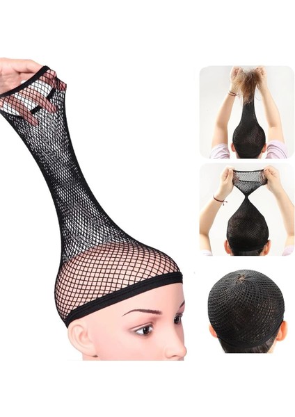 Görünmez Naylon Saç Net Gerilebilir Elastik Peruk Saç Ağları Moda Saç Örgü Peruk Kadınlar Için Caps (Yurt Dışından) modelleri
