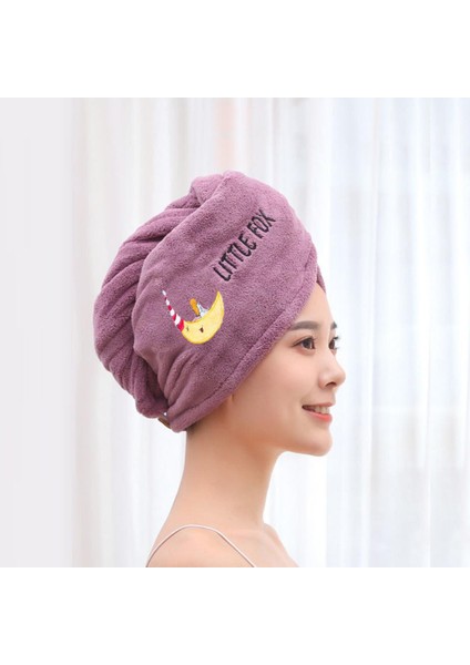 Kadın Kızın Sihirli Mikrofiber Duş Başlığı Banyo Şapkaları Kadınlar Için Kuru Saç Boneleri Hızlı Kuruyan Yumuşak Bayan Türban Kafa Havlusu (Yurt Dışından)