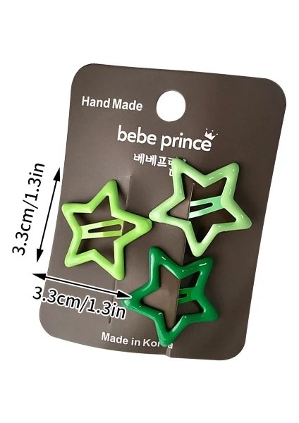 Adet/takım Renkli Yıldız Bb Saç Tokası Y2K Kızlar Sevimli Tokalarım Metal Çıtçıtlı Tokalar Tokalar Kadın Headdress Saç Takı Aksesuarları (Yurt Dışından) fiyatları