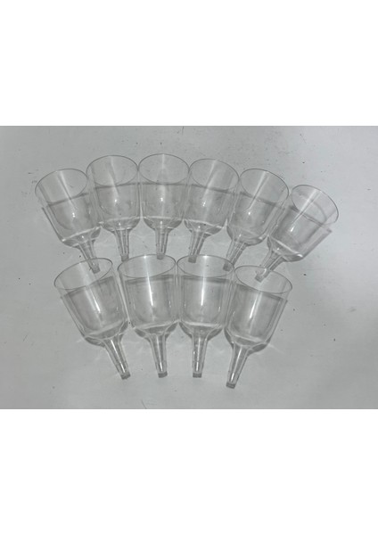 Plastik Kadeh Başlığı 10 Adet (Yarı Mamül)